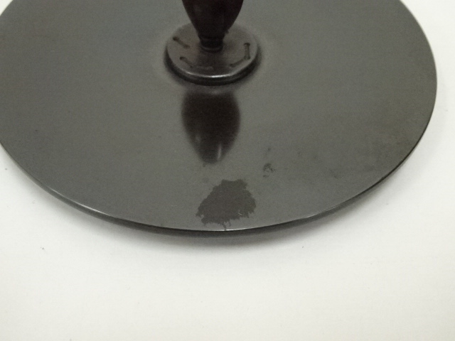  釜師　佐藤浄清造　霰遠山地紋尻張筒釜（共箱）